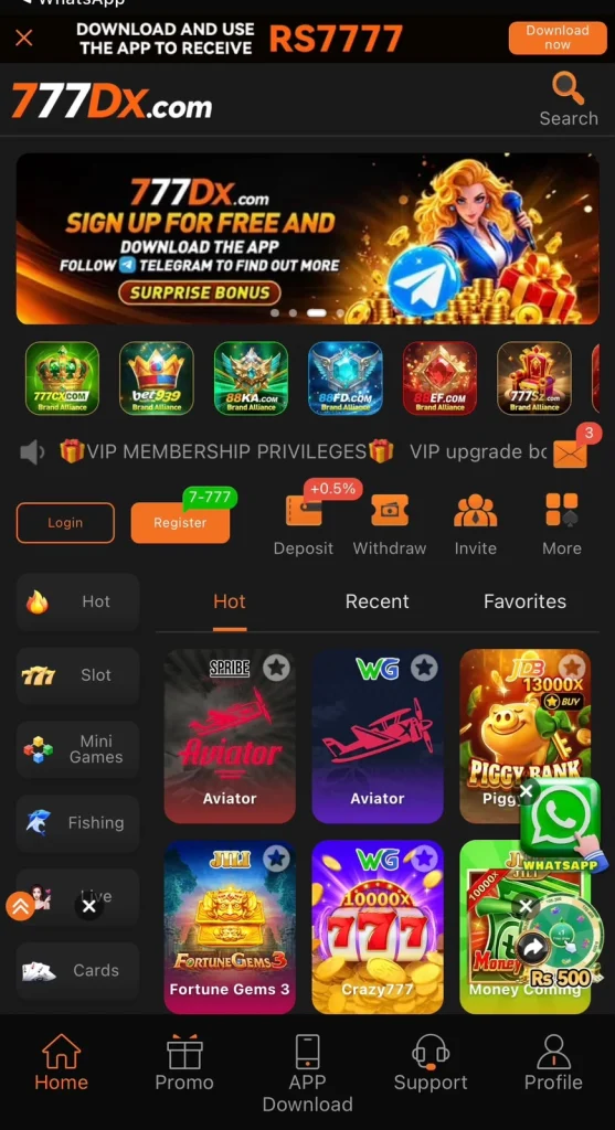 777DX Game download